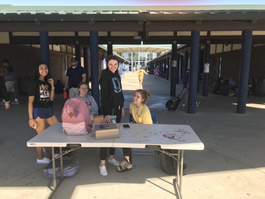Dance Students Selling Boutonnières during First Lunch.