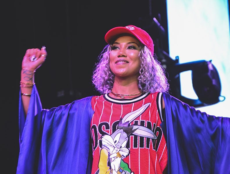 Jhené Aiko performing during The High Road Summer Tour in 2016.