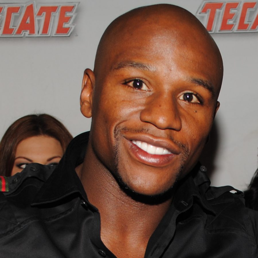 Boxer Floyd Mayweather pictured at a Dewalt event in 2011.