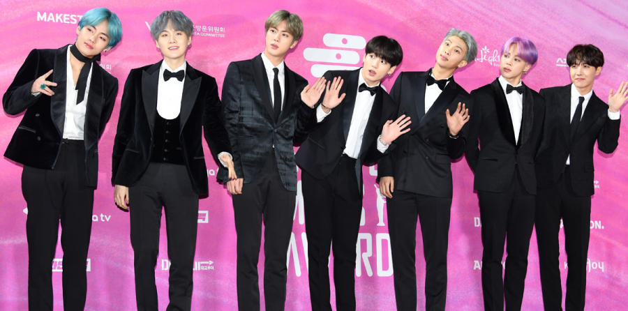 BTS at the 2019 Seoul Music Awards on January 15, 2019.