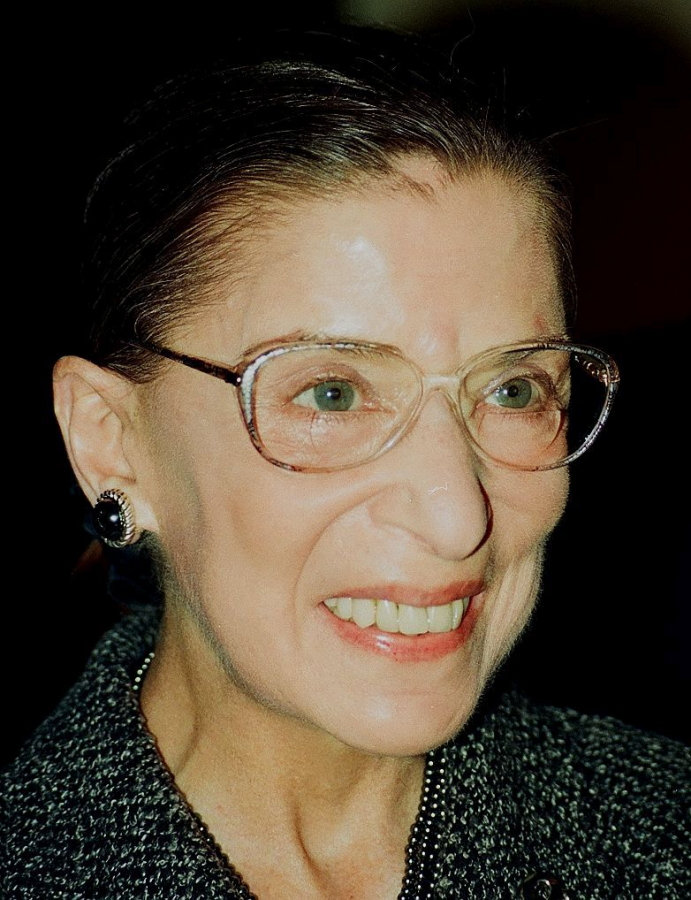 Ruth Bader Ginsburg pictured in Washington D.C. in 2000.