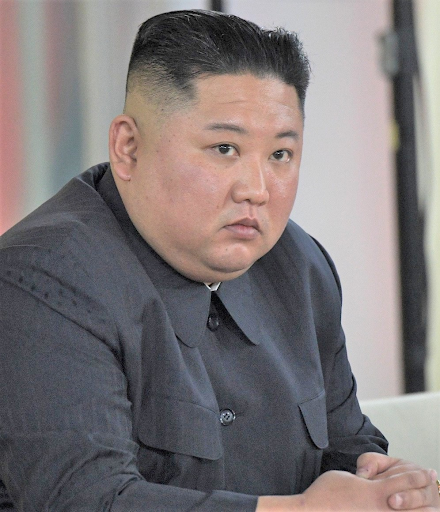 Kim Jong-Un pictured on April 25, 2019.