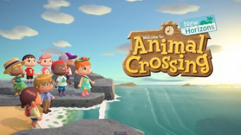 Animal Crossing New Horizons title cover.