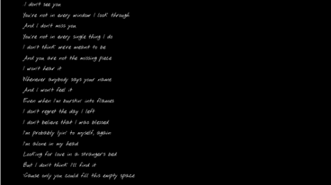 The lyrics of Empty Space written by James Arthur.
