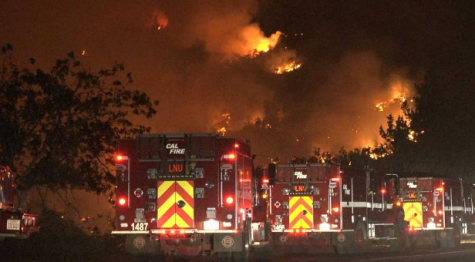 Image of California Mill Fire.