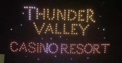 Thunder Valley drones meet together to produce a stunning light show.