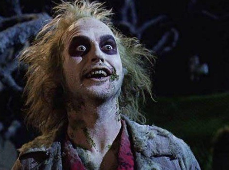 Photo of Beetlejuice himself as hes trying to give the Maitlands an offer.
