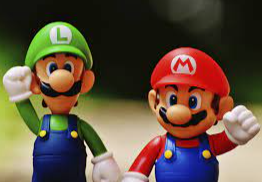 Mario and Luigi both make their debut in April. 
