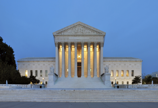 The United States Supreme Court Building in Washington D.C.
