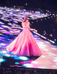Taylor Swift performs “Enchanted,” the only song from her fourth era of the night, “Speak Now.”