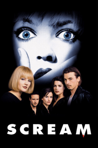Movie poster for the 1996 movie “Scream.