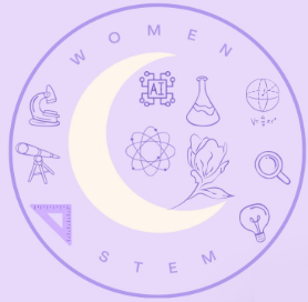 Women in STEM’s logo which includes the many different aspects of the world of STEM. 

PC: Lillian Tovar
