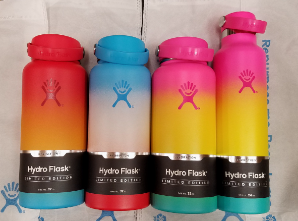 A picture of hydro flasks that started the popular VSCO girl trend.
PC: David Eickhoff
