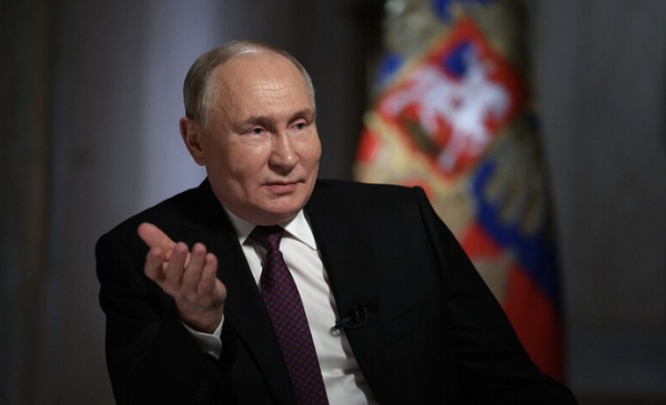 Vladimir Putin’s interview with Dmitry Kiselyov 2024 at the Kremlin.

PC: Wikimedia Commons
