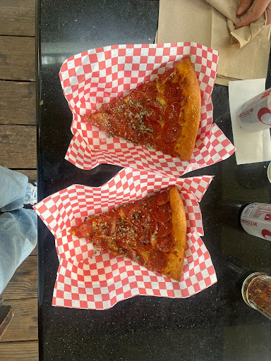 The perfected pepperoni at Slice of Old Town. 
