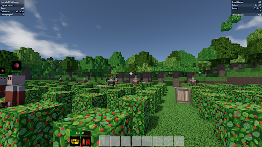 
A screenshot of berry farmers in Colony Survival.
