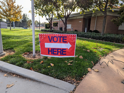 A voting center at Martha Riley Community Library, open during early voting. PC: Caleb Leung
