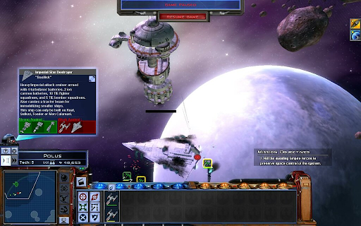 A view of the game's UI, bases and ships. PC: flickr
