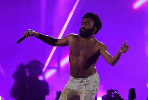 Childish Gambino rocking out during one of his performances. PC: FMT
