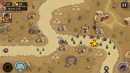 Picture of enemies fighting in a Kingdom Rush level. PC: FLICKR 
