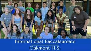 A photo of Oakmont High School’s students in the IB Diploma.  PC: Oakmont High School - International Baccalaureate

