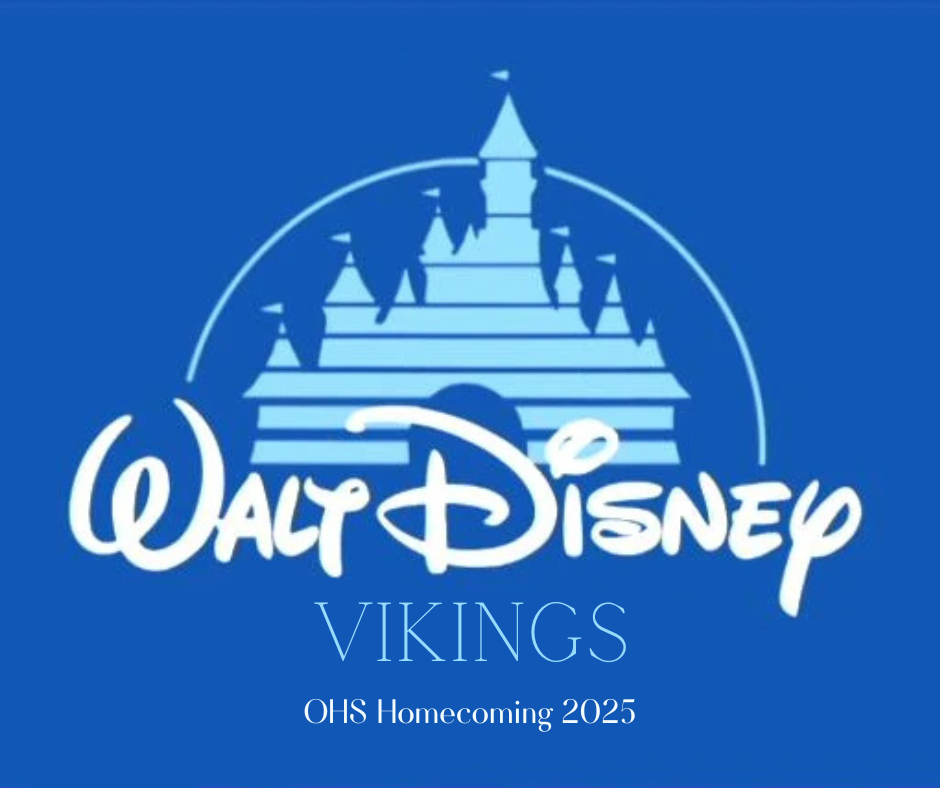 Walt Disney Studios design with "OHS Homecoming 2025" PC: Walt Disney Studios/Shelby Gomez