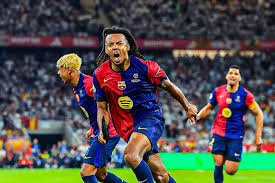 Jules Kounde celebrating his last minute goal PC: Orgullo Biri
