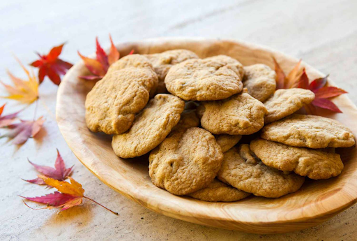 Maple Cookies in a bowl after being baked in the oven according to the recipe. PC: Elise Bauer
