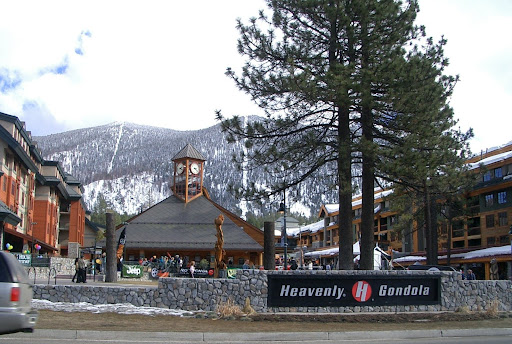 Heavenly Resort at South Lake Tahoe during the winter months Picture credits: Wikapedia