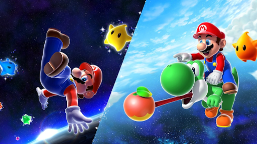 Promotional render for “Super Mario Galaxy + Super Mario Galaxy 2.” PC: Nintendo
