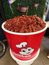 Jollibee’s special Katseye Chickenjoy Bucket, a collaboration meal with global girl group “KATSEYE”. PC: FOODBEAST.
