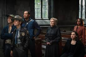 Still from “Wake up Dead Man”. PC: Netflix
