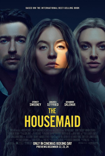 ”The Housemaid”, released on December 19th, a thriller/mystery. PC: Nova Cinema 
