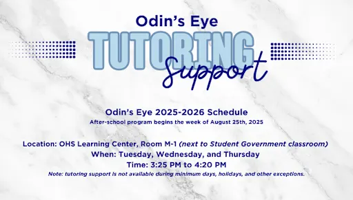 The details of Odin’s Eye Tutoring. PC: Oakmont High School
