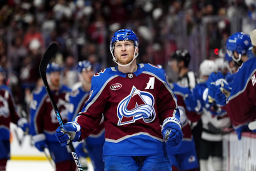 Nathan MacKinnon helps Colorado Avalanche take a 2-0 series lead over the Minnesota Wild with back-to-back three-point nights. PC: Ron Chenoy - Imagn Images